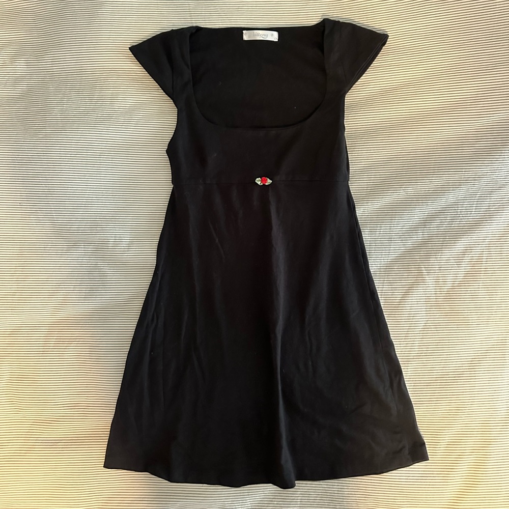 Kitteny Danelle Black Mini Dress